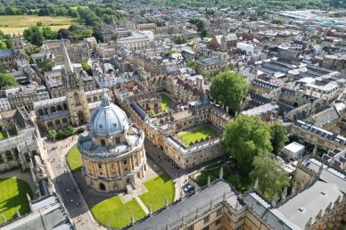 Bird's eye photography of Oxford