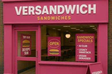 A Versantus-branded sandwich shop on your local high street