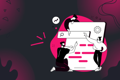 Digital Collaboration Illustration