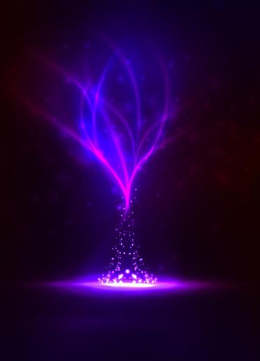 Creative dynamic, magic fire Illustrations