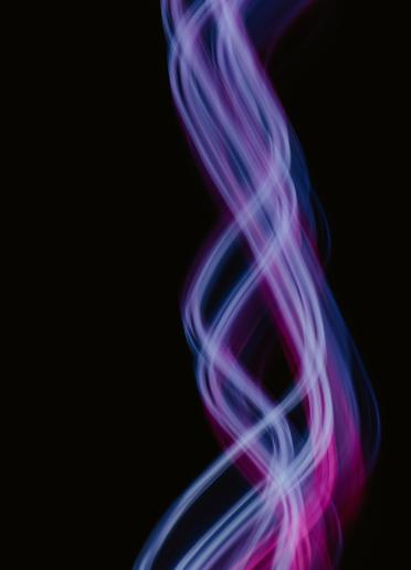Purple and white light illusion by pawel czerwinski (unsplash)