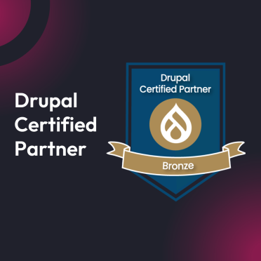 Drupal certified partner logo, bronze